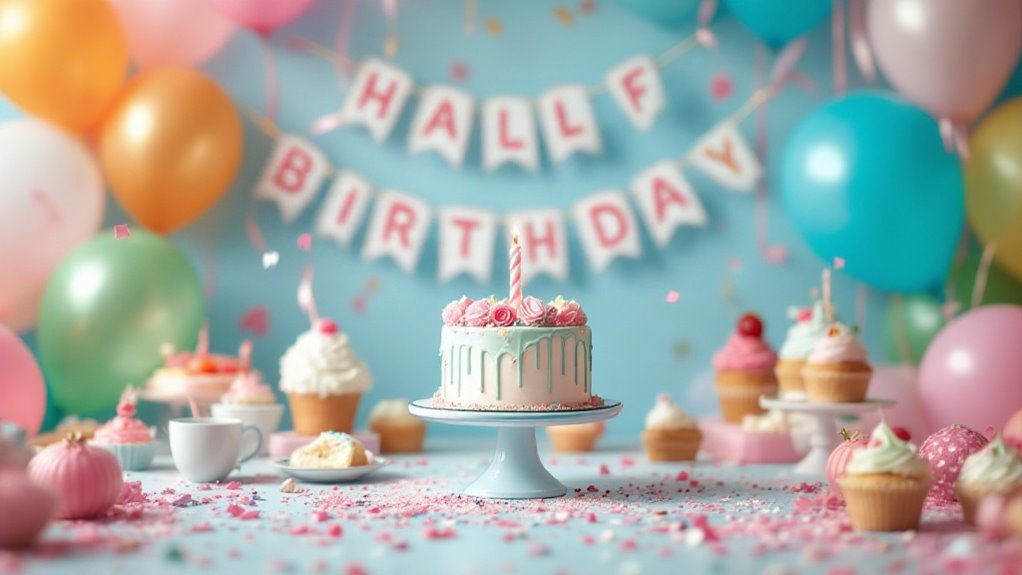 creative half birthday themes