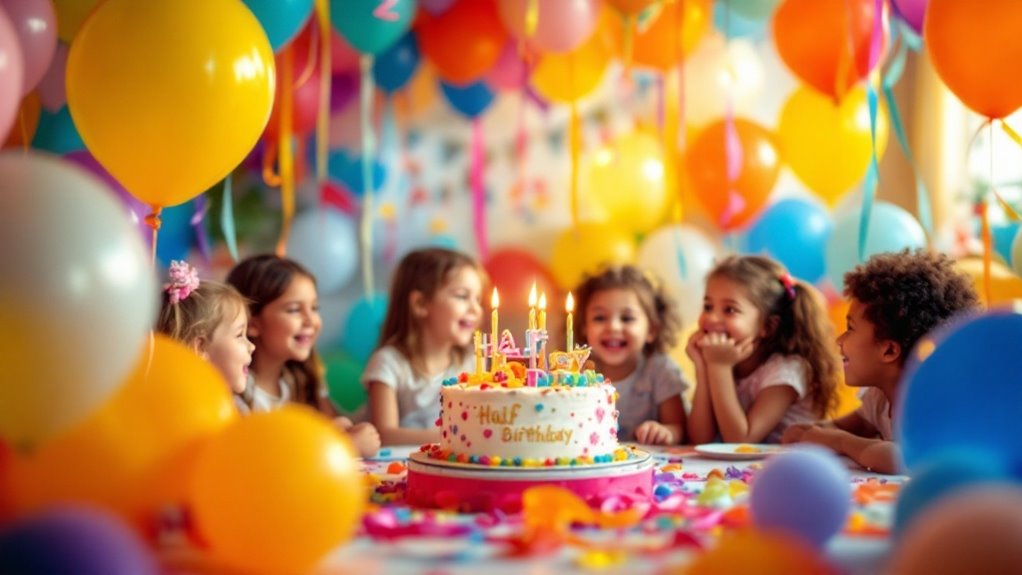 creative half birthday themes