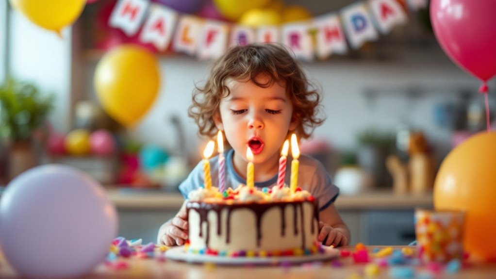 half birthday celebration concept