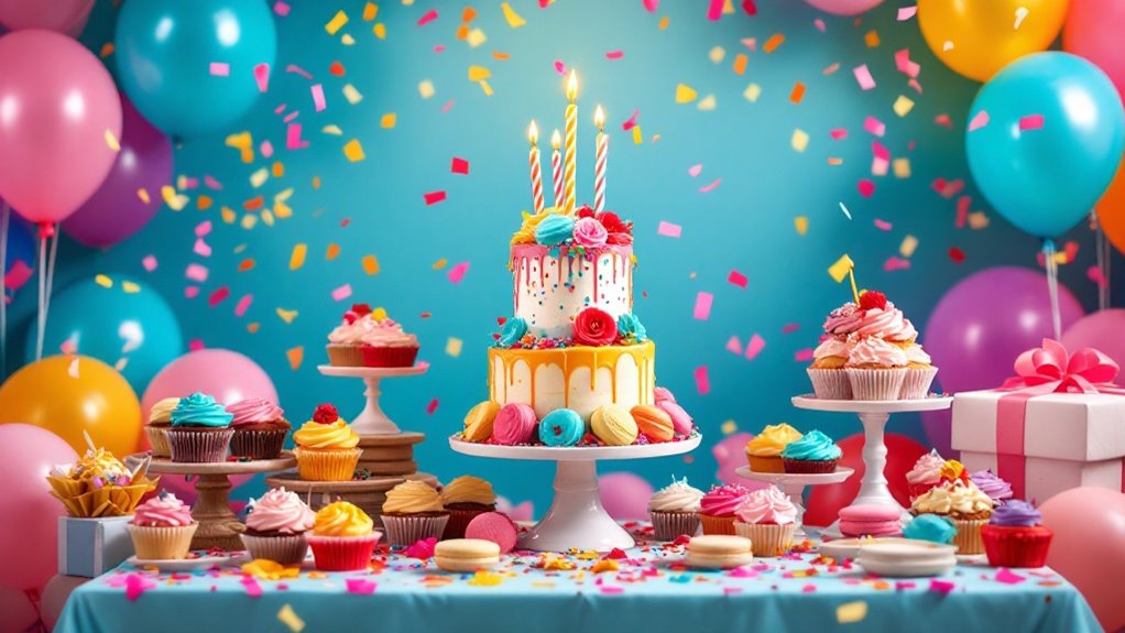 half sized treats celebration spread