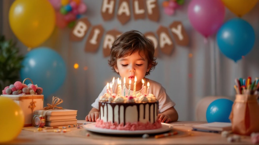 meaningful half birthday keepsakes
