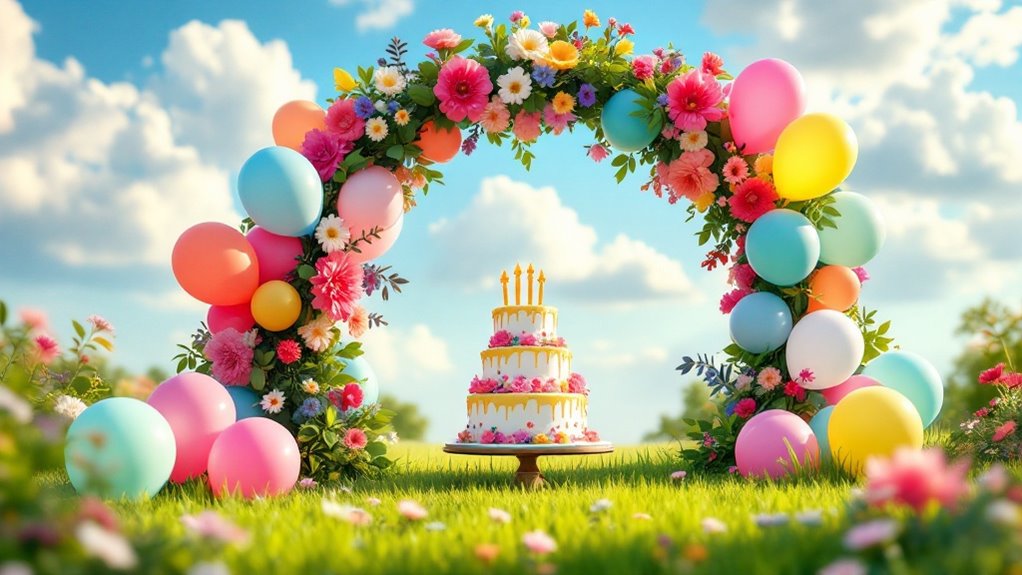 outdoor summer birthday celebrations